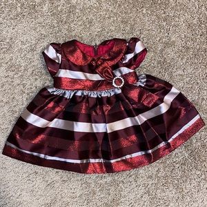 Infant Holiday dress by Bonnie Baby